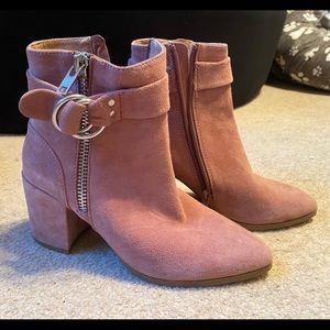 Steve Madden Blush leather booties.